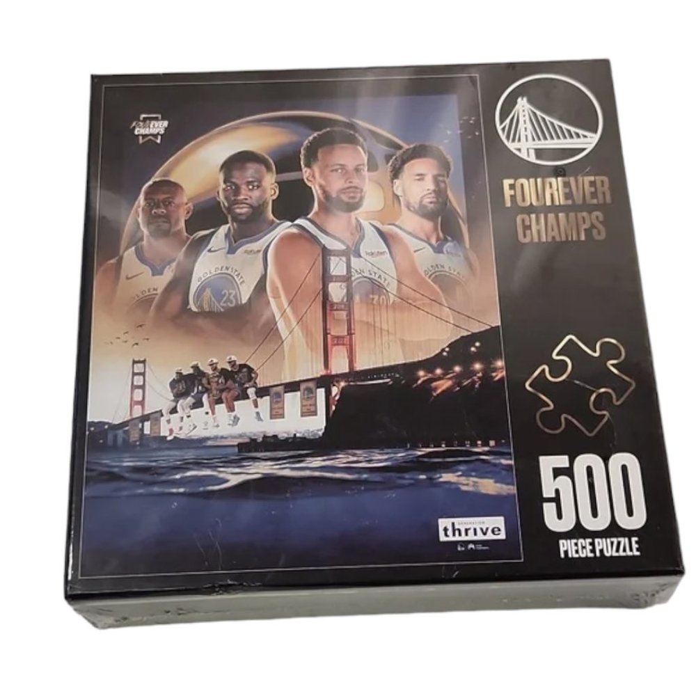 Golden State Warriors Fourever Chamos 500 piece puzzle new stadium giveaway item